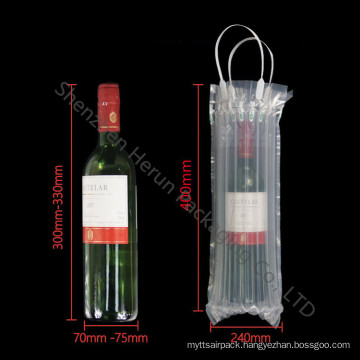 Customized Transparent PE Air Column Bag for Wine Bottle